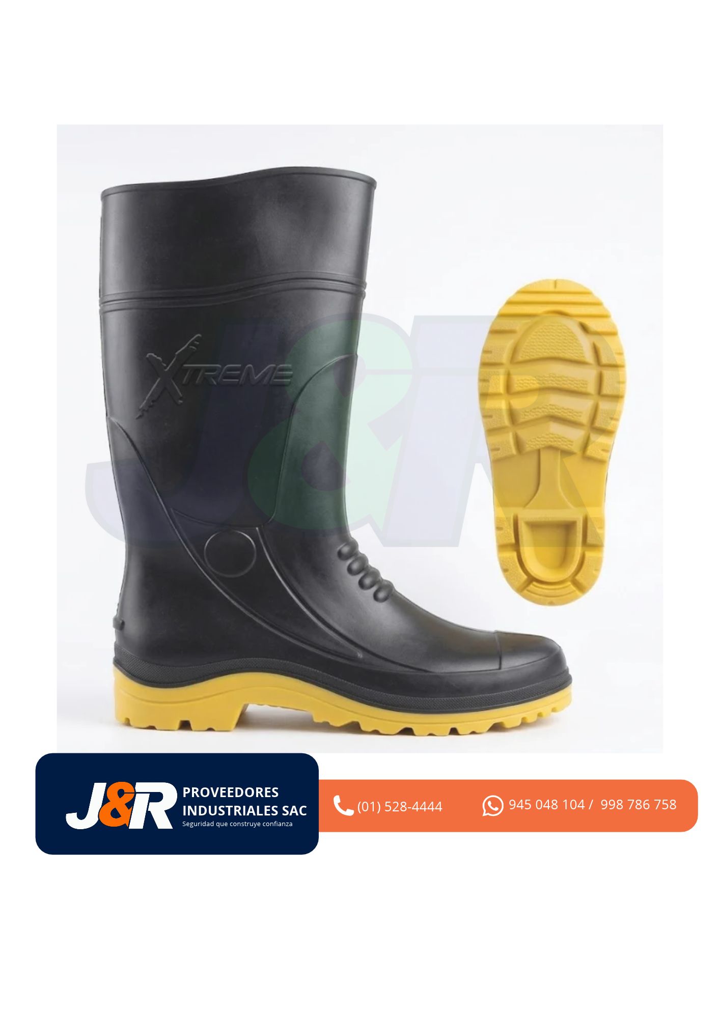 BOTA DE PVC SIN PUNTA – XTREME