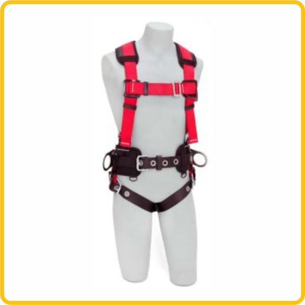 Arnés tipo Paracaidista con Soporte Lumbar - Protecta